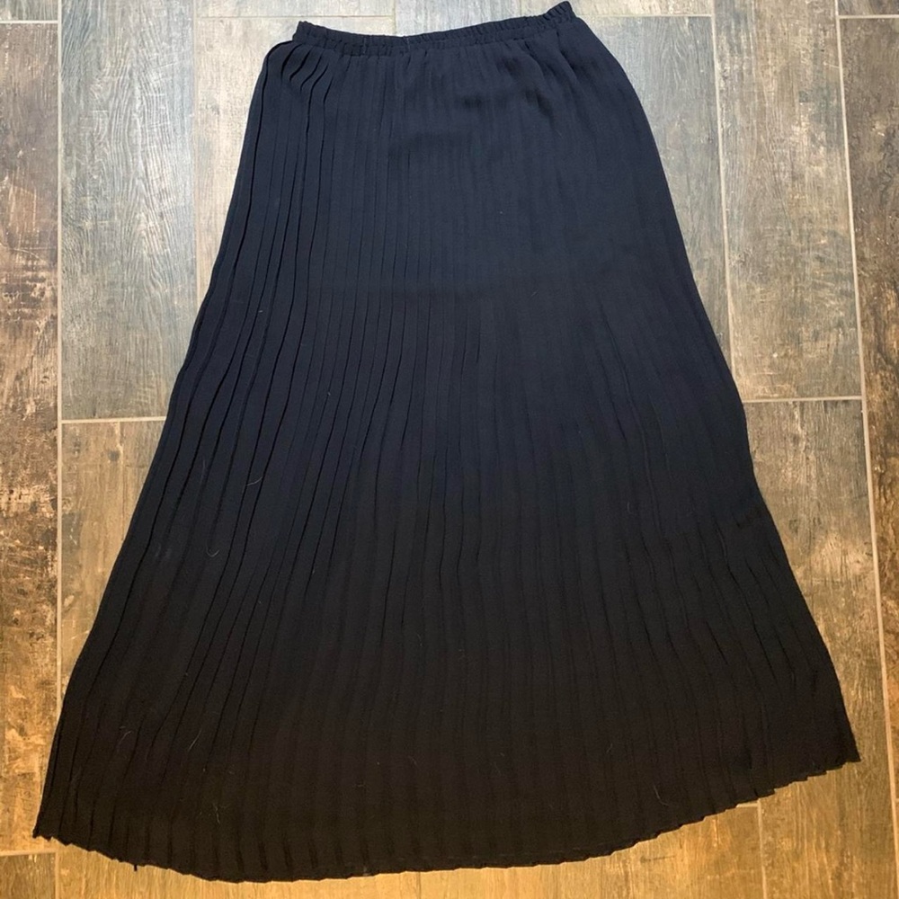Michael Kors Pleated Black Skirt